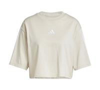 Adidas T-Shirt Donna Essentials 3 Stripes, Single Jersey - Colore : Alumina/Bian