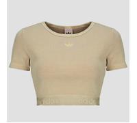 adidas T-shirt Essentials Rib Washed T-Shirt in Beige EU L