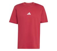 Adidas T-shirt Essentials Small Logo Single Jersey Maglia manica corta uomo Red