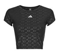 adidas T-shirt Hyperglam Training Emboss T-Shirt in Nero EU S