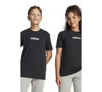 Adidas T-shirt Junior Essentials Linear A Maniche Corte - Colore : Nero/Bianco