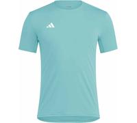 Adidas - T-shirt leggera e traspirante - Adizero Essentials Tee Powder Teal per Uomo - Taglia XL - Blu Blu XL