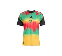 ADIDAS T-Shirt Pre Match Jamaica Oro Verde Red Uomo XL