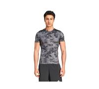 ADIDAS T-SHIRT RUNNING UOMO JD9038 TF AOP TEE BLACK