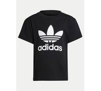 ADIDAS T-SHIRT TREFOIL - NERO/BIANCO - IY2385
