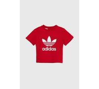 ADIDAS T-SHIRT TREFOIL - ROSSO/BIANCO - IX5115