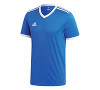 adidas, Tabela 18, Maglia Maniche Corte, Bold Blue/Bianco, M, Uomo