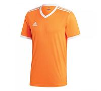 Adidas TABELA 18, Maglia Maniche Corte Uomo, Arancione (Orange/White), XL