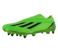 Adidas Tacchetti unisex per adulti, Verde Chiaro Nucleo Nero Giallo Verde, 12 UK Men/ 12.5 UK Women