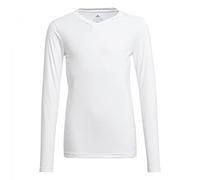 adidas Team Base Tee Y, Maglia lunga Bambini e ragazzi, Bianca, 11-12 anni