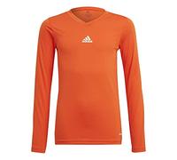 adidas Team Base Tee Y, Maglia lunga Bambini e ragazzi, Team Orange, 11-12 anni