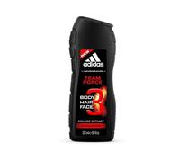 Adidas, Team Force Gel Doccia Bagnoschiuma 3 in 1 per Corpo, Capelli e Viso, 250 ml