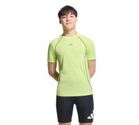 adidas Unisex - Bambini e Ragazzi Tech Apparel Climacool Shirt, Frozen Lemon/Reflective Silver, 11-12 Years