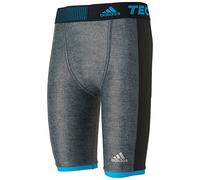 Adidas Techfit Chill Short Tights S27030, Mens Shorts, Grey, 46 EU