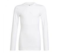 adidas Techfit Compression Long Sleeve Tee T-Shirt, Bianco, 164 Unisex-Bambini