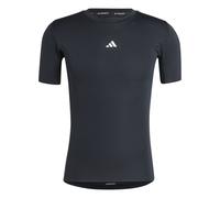 adidas Performance - Techfit Compression - T-shirt nera da allenamento-Nero S