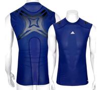 Adidas Techfit PowerWeb Canottiera Compressione Uomo Maglietta Muscolare Blu
