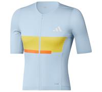 adidas - Tempo Jersey Neo - Maglietta da ciclismo M grigio/blu