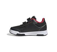 adidas Tensaur Hook And Loop Shoes, Sneaker Unisex - Bambini e Ragazzi, Core Black Iron Met Lucid Red, 31.5 EU