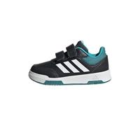 adidas Tensaur Hook And Loop Shoes, Sneaker Unisex - Bimbi 0-24, Carbon Cloud White Arctic Fusion, 23 EU