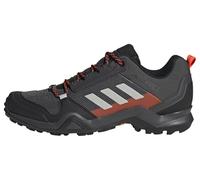 adidas Terrex AX3 Hiking Shoes, Scarpe da Trekking Uomo, Solid Grey/Grey One/Solar Red, 44 EU