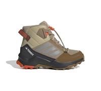 adidas Terrex AX4R Mid Climawarm+ Hiking Shoes Kids, Scarpe da Trekking Unisex-Bambini, Cardboard/Matte Silver/Semi Impact Orange, 28 1/2 EU