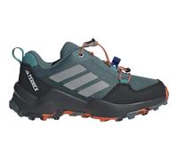 adidas Terrex AX4S Speed Lacing Hiking Shoes Kids, Scarpe da Trekking Unisex-Bambini, preloved Teal/Matte Silver/Semi Impact Orange, 34 EU