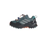 adidas Terrex AX4S Speed Lacing Hiking Shoes Kids, Scarpe da Trekking, preloved Teal/Matte Silver/Semi Impact Orange, 28.5 EU