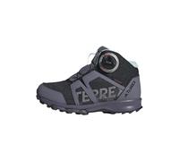 adidas Terrex - Kid's Terrex BOA Mid Rain Ready - Scarpe da trekking UK 10,5K | EU 28,5 blu/nero