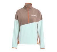 ADIDAS TERREX Felpa sportiva mocca / menta / aragosta / bianco Donna ADIDAS TERREX XS mocca / menta / aragosta / bianco