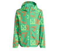 Giacca adidas Minecraft Terrex 2 Layer Climaproof Rain Vivid Green / Brown Desert / Semi Lucid Lime 11-12A