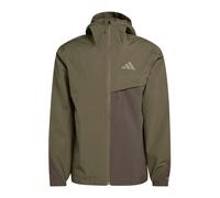 adidas Uomo Terrex Multi 2 Layer Climaproof Rain Coat, olive strata/shadow olive/tent green, XXL