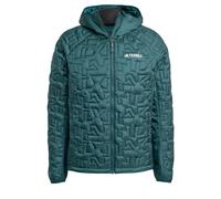 adidas performance - Terrex Xperior Primaloft - Giacca isolante ampia imbottita con cappuccio color edera aurora-Verde L