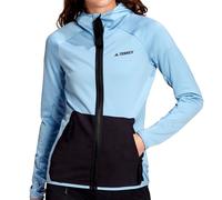 Adidas Terrex Giacca Pile Donna Esterno da Corsa Migrare Mezza Stagione Blu