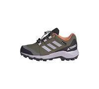 adidas Terrex Gore-Tex Hiking Shoes, Scarpe da Trekking Unisex-Adulto, Olive Strata/Silver Dawn/Amber Tint, 35 EU