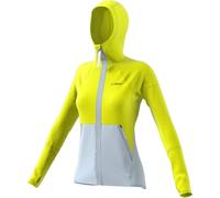 Adidas Terrex Hybrid Pile Giacca Donna Corsa Migrare Trekking Run Giallo Grigio