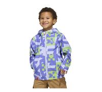 adidas Terrex Jr Minecraft Terrex 2 Layer Climaproof Rain - giacca hardshell - bambino Violet/Green 13-14A