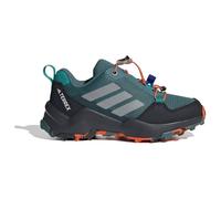 adidas Terrex AX4S Speed Lacing Hiking Shoes Kids, Scarpe da Trekking Unisex-Bambini, preloved Teal/Matte Silver/Semi Impact Orange, 36 2/3 EU