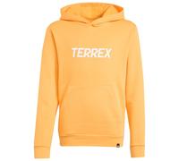 adidas Terrex - Kid's MT Logo - Felpa con cappuccio 140 beige/arancione