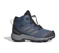adidas Terrex Mid Gore-Tex Hiking Shoes Kids, Scarpe da Trekking, Wonder Steel/Grey Three/Semi Impact Orange, 22 EU