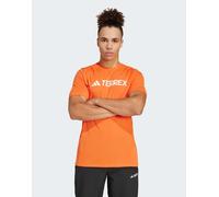 adidas - Terrex Multi Climacool - T-shirt tecnica color arancione semi impact con logo XL
