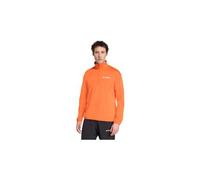 Adidas terrex multi climawarm arancione uomo 1 2 zip thermal top