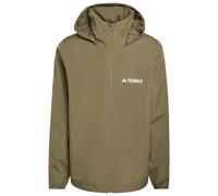 adidas Terrex - Multi Essentials 2 Layer Rain Jacket - Giacca antipioggia L olivia