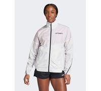 adidas Terrex - Multi - Giacca a vento grigio dash / bianca con stampa L