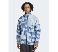 Giacca a vento Terrex Multi Printed Magic Grey / Wonder Steel L