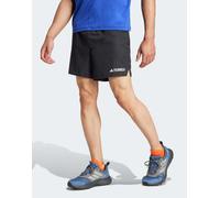 adidas Terrex - Multi Light Shorts - Pantaloncini da running XS - Length: 5'' nero/grigio
