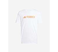 adidas Uomo Terrex Multi Climacool Logo Tech T-Shirt, White, XS