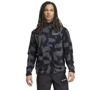 adidas Terrex Multi Printed Full-Zip Fleece - felpa in pile - uomo L Grey/Black man Recycled Polyester