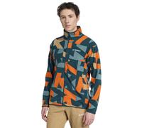 adidas Terrex Multi Printed Full-Zip Fleece - felpa in pile - uomo M Blue/Orange man Recycled Polyester