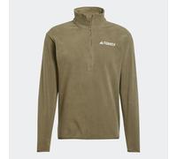 Pile adidas Multi Essentials Fleece Half Zip verde kaki - XXL